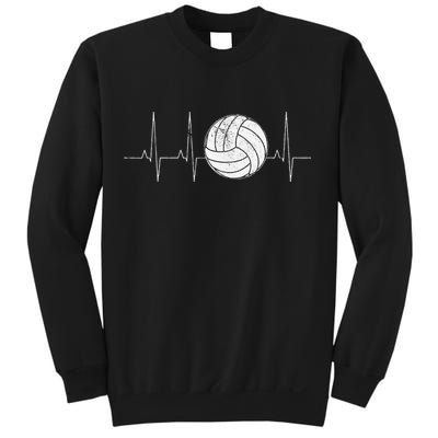 Volleyball Heartbeat As Funny Volleyball Gift Ideas Sweatshirt