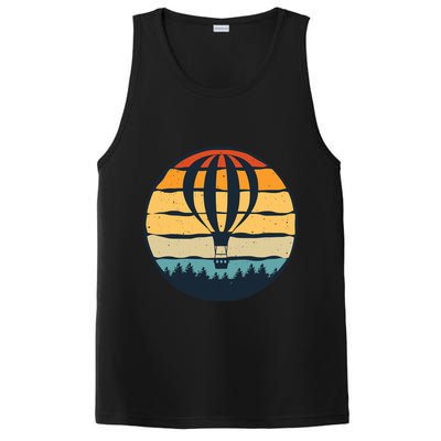 Vintage Hot Air Balloon And Ballooning Design Sky Adventure PosiCharge Competitor Tank