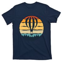 Vintage Hot Air Balloon And Ballooning Design Sky Adventure T-Shirt