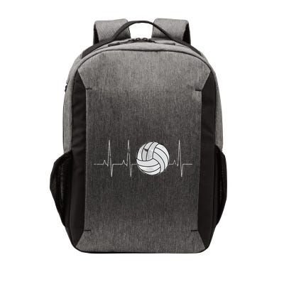 Volleyball Heartbeat As Funny Volleyball Gift Ideas Vector Backpack