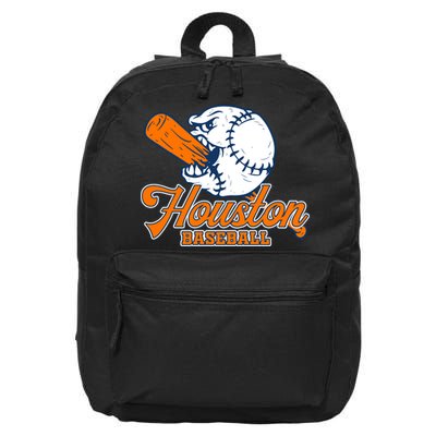 Vintage Houston Baseball Space City Retro 16 in Basic Backpack