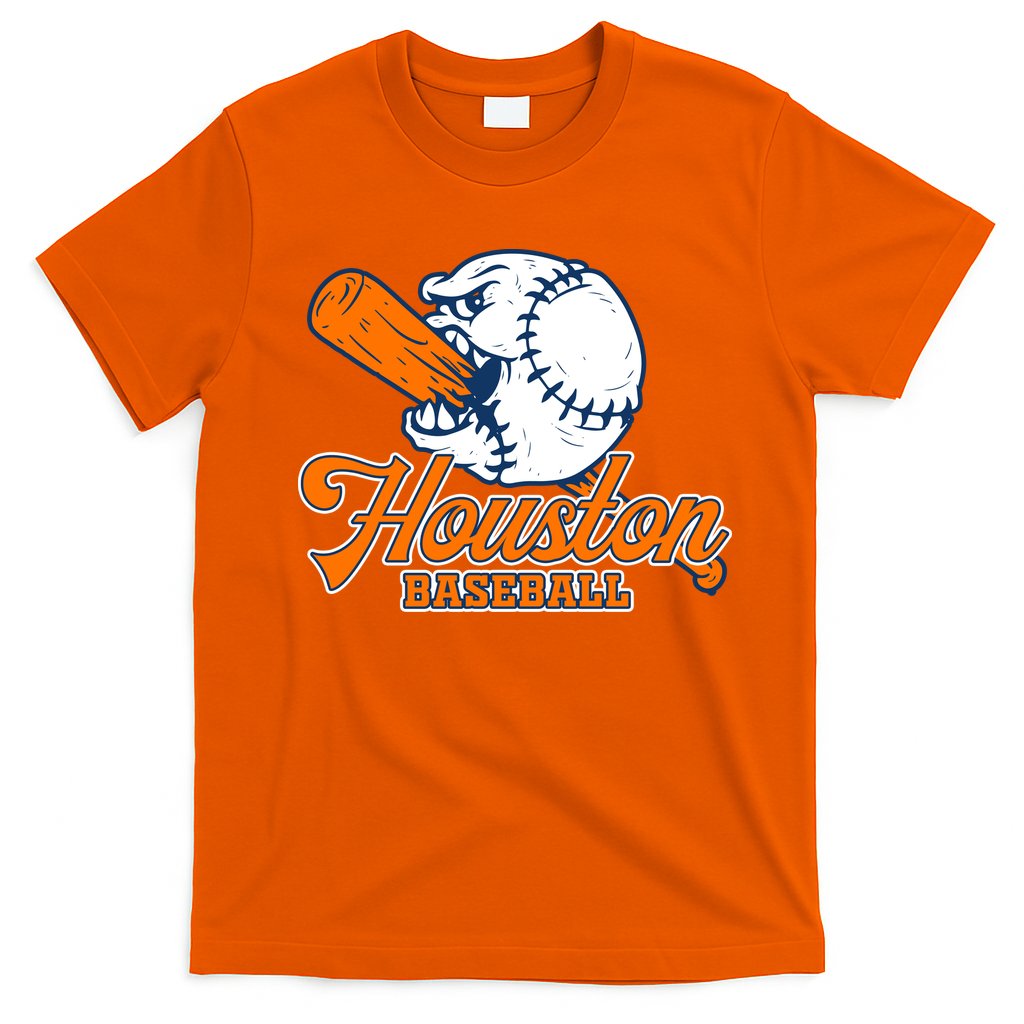 Vintage Houston Baseball Space City Retro T-Shirt