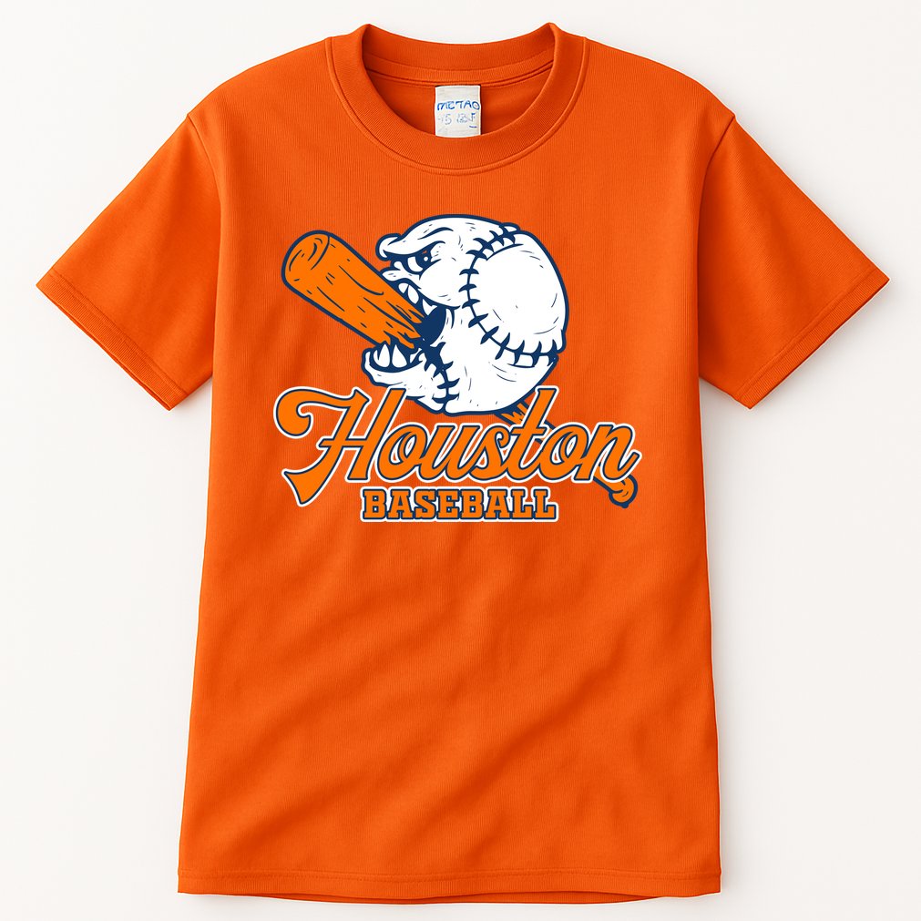 Vintage Houston Baseball Space City Retro Tall T-Shirt