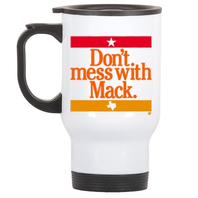 Vintage Houston Astros Mattress Mack Don't Mess With Mack Stainless Steel Travel Mug