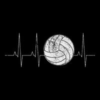 Volleyball Heartbeat As Funny Volleyball Gift Ideas Doggie Tank