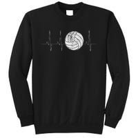 Volleyball Heartbeat As Funny Volleyball Gift Ideas Sweatshirt