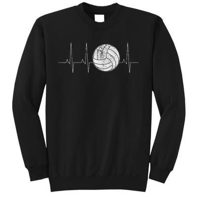 Volleyball Heartbeat As Funny Volleyball Gift Ideas Sweatshirt