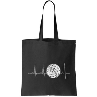 Volleyball Heartbeat As Funny Volleyball Gift Ideas Bag