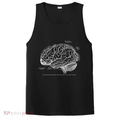 Vintage Hu Brain Anatomy Gift PosiCharge Competitor Tank