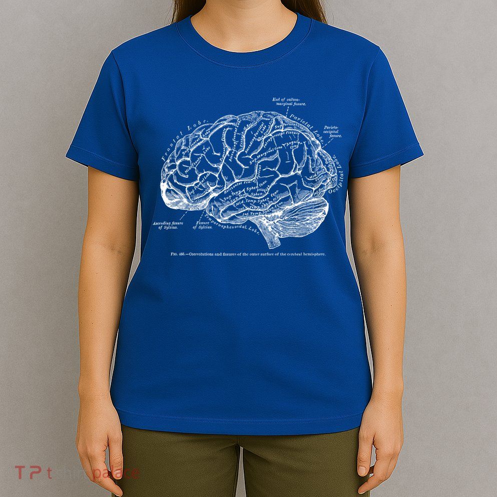 Vintage Hu Brain Anatomy Gift T-Shirt