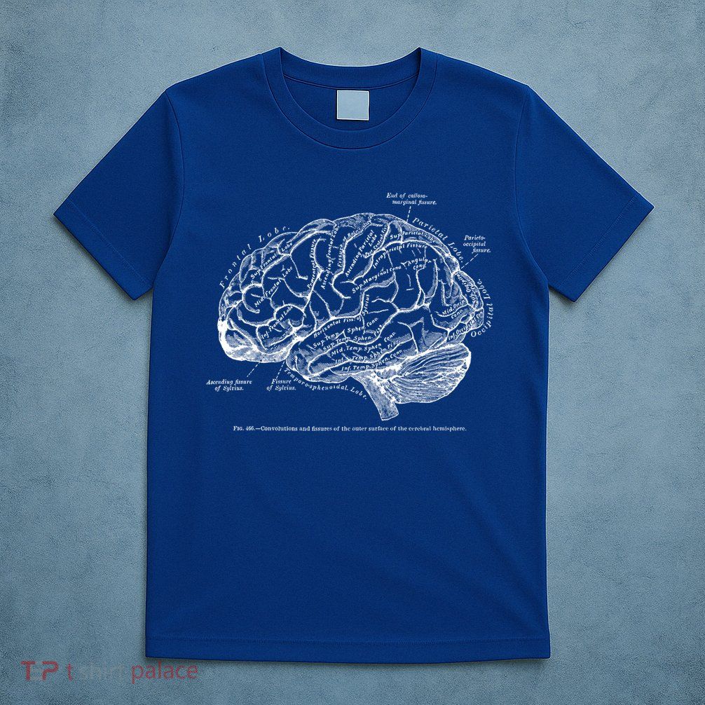 Vintage Hu Brain Anatomy Gift T-Shirt