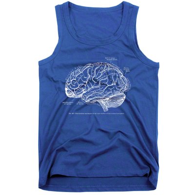 Vintage Hu Brain Anatomy Gift Tank Top