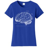 Vintage Hu Brain Anatomy Gift Women's T-Shirt