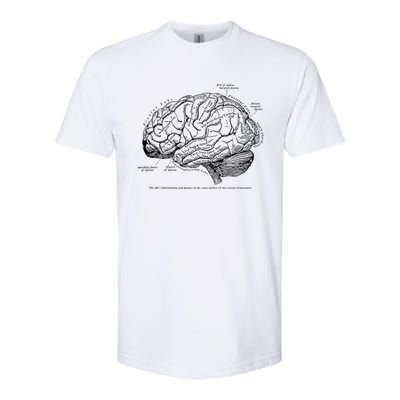 Vintage Hu Brain Anatomy Gift Softstyle® CVC T-Shirt