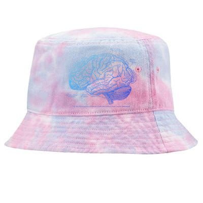 Vintage Hu Brain Anatomy Gift Tie-Dyed Bucket Hat