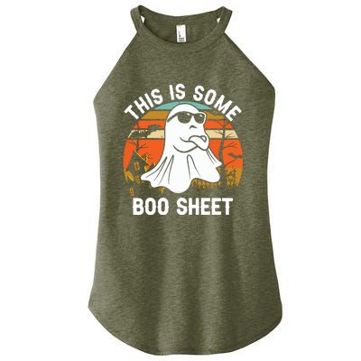 Vintage Halloween Boo Ghost Costume This Is Some Boo Sheet Women's Perfect Tri Rocker Tank