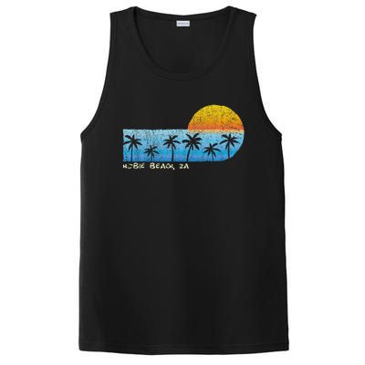 Vintage Hobie Beach Za Palm Trees & Sunset Beach PosiCharge Competitor Tank