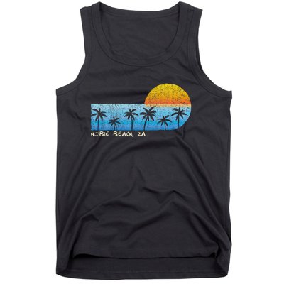 Vintage Hobie Beach Za Palm Trees & Sunset Beach Tank Top