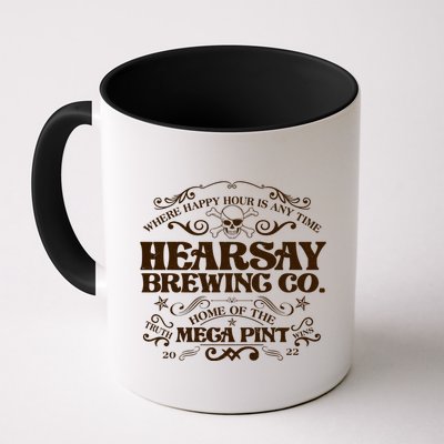 Vintage Hearsay Brewing Co. Where Happy Hour Is Any Time Mug