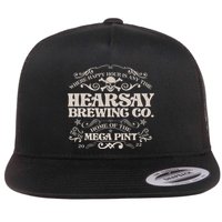 Vintage Hearsay Brewing Co. Where Happy Hour Is Any Time Flatbill Hat