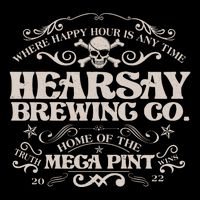 Vintage Hearsay Brewing Co. Where Happy Hour Is Any Time Flatbill Hat