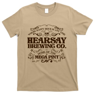 Vintage Hearsay Brewing Co. Where Happy Hour Is Any Time T-Shirt