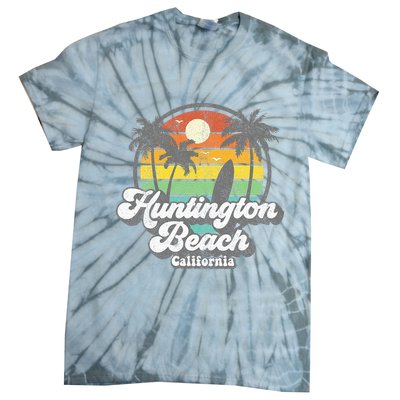 Vintage Huntington Beach California Surfing Tie-Dye T-Shirt