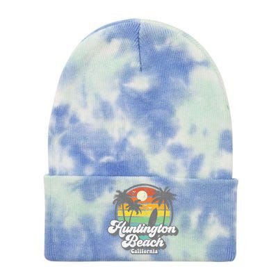 Vintage Huntington Beach California Surfing Tie Dye 12in Knit Beanie