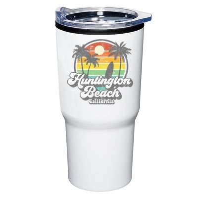 Vintage Huntington Beach California Surfing Tumbler