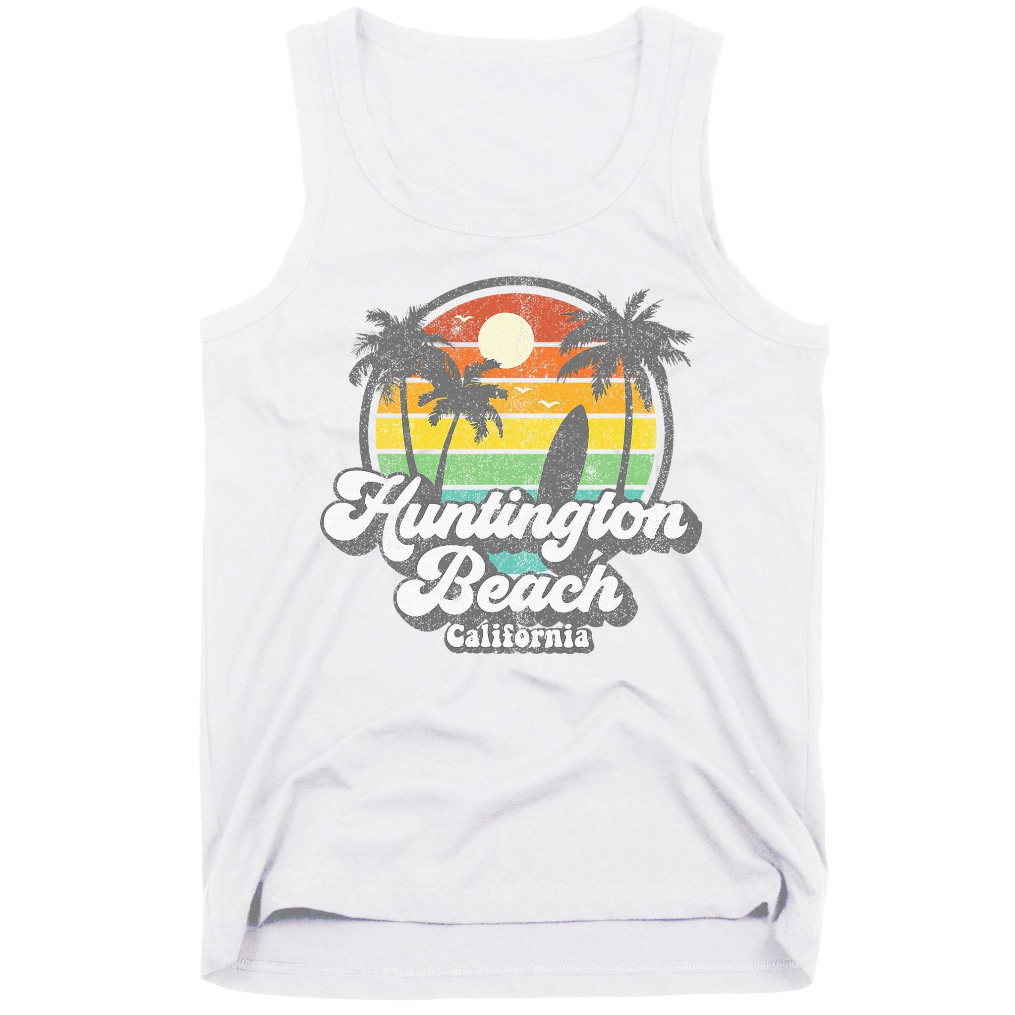 Vintage Huntington Beach California Surfing Tank Top
