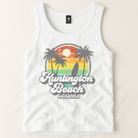Vintage Huntington Beach California Surfing Tank Top