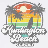 Vintage Huntington Beach California Surfing Tank Top