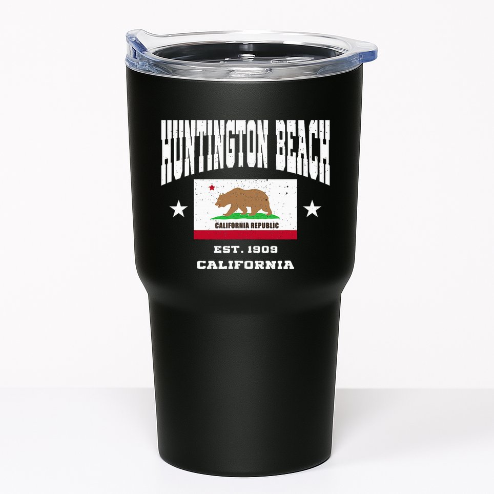 Vintage Huntington Beach California Ca Tumbler