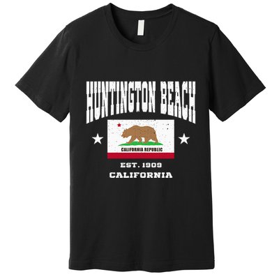 Vintage Huntington Beach California Ca Premium T-Shirt