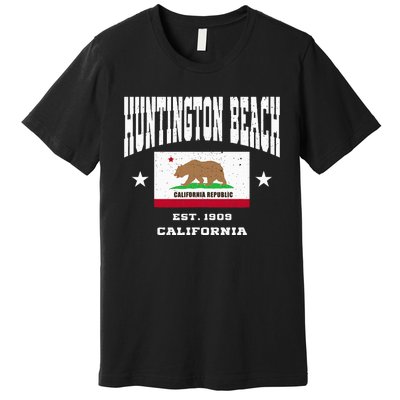 Vintage Huntington Beach California Ca Premium T-Shirt