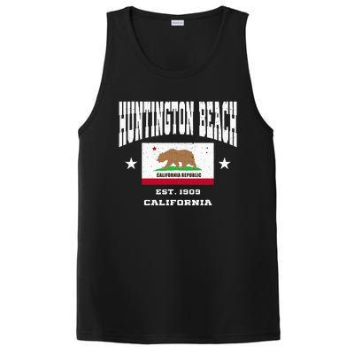 Vintage Huntington Beach California Ca PosiCharge Competitor Tank