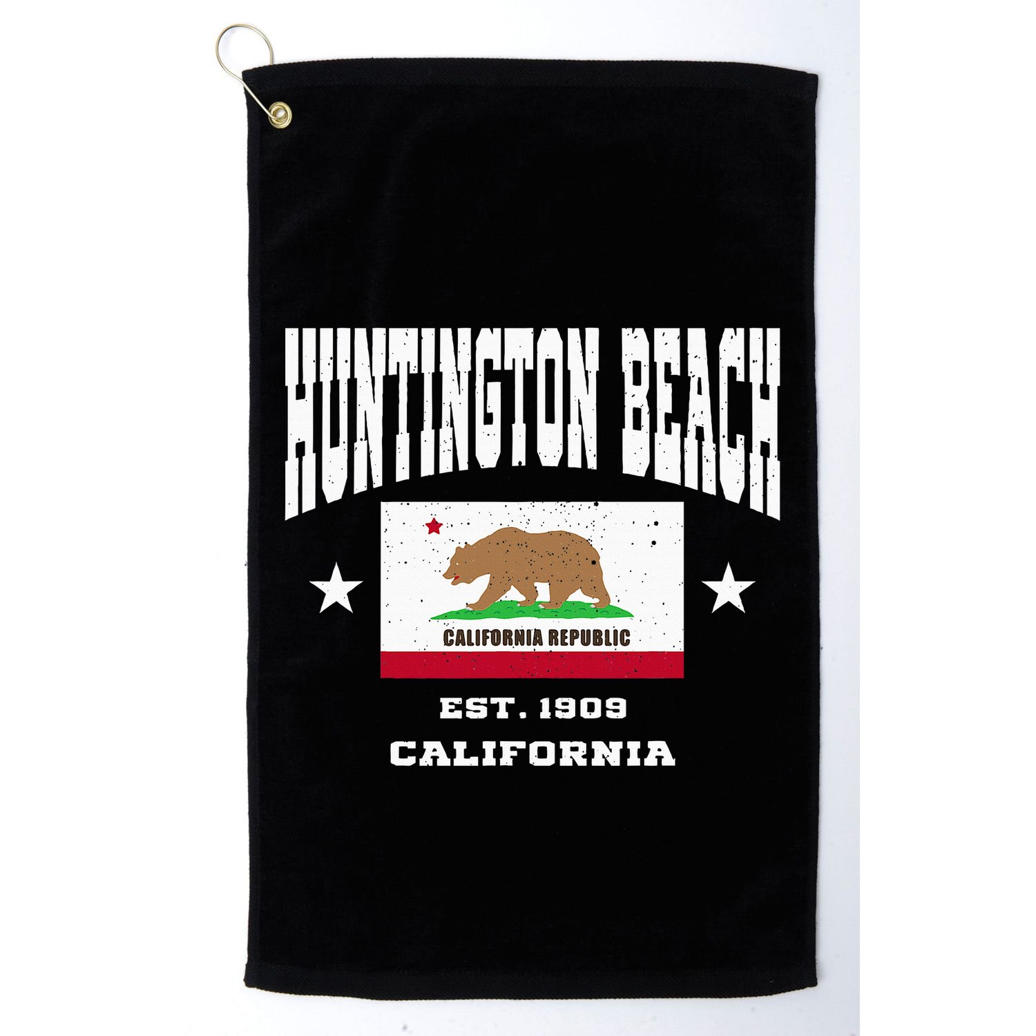 Vintage Huntington Beach California Ca Golf Towel