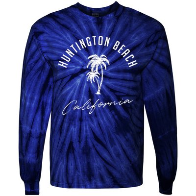 Vintage Huntington Beach California Tie-Dye Long Sleeve Shirt