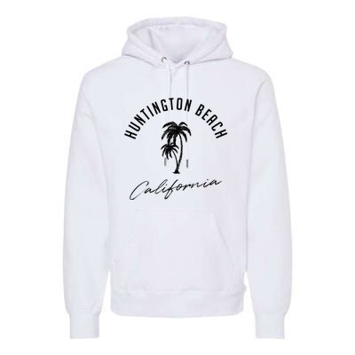 Vintage Huntington Beach California Premium Hoodie