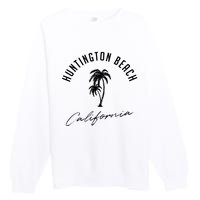 Vintage Huntington Beach California Premium Crewneck Sweatshirt