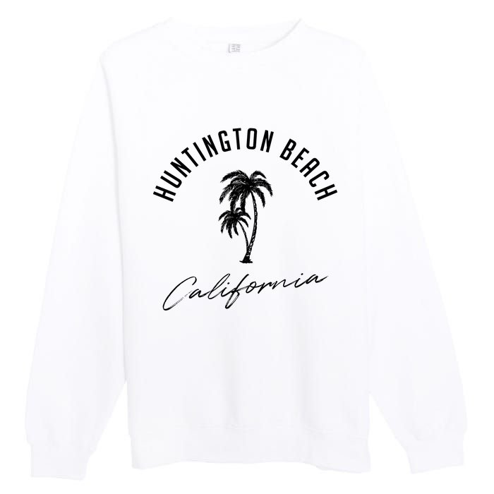 Vintage Huntington Beach California Premium Crewneck Sweatshirt