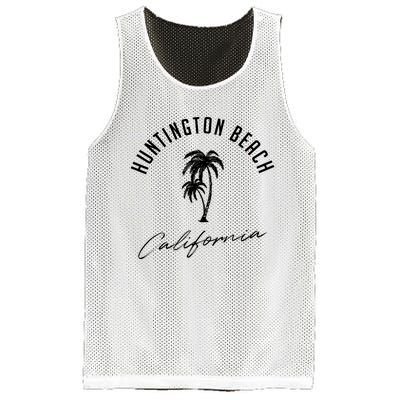 Vintage Huntington Beach California Mesh Reversible Basketball Jersey Tank