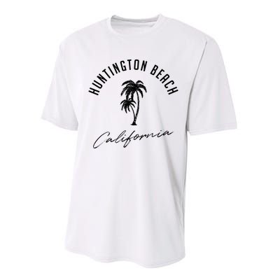 Vintage Huntington Beach California Performance Sprint T-Shirt