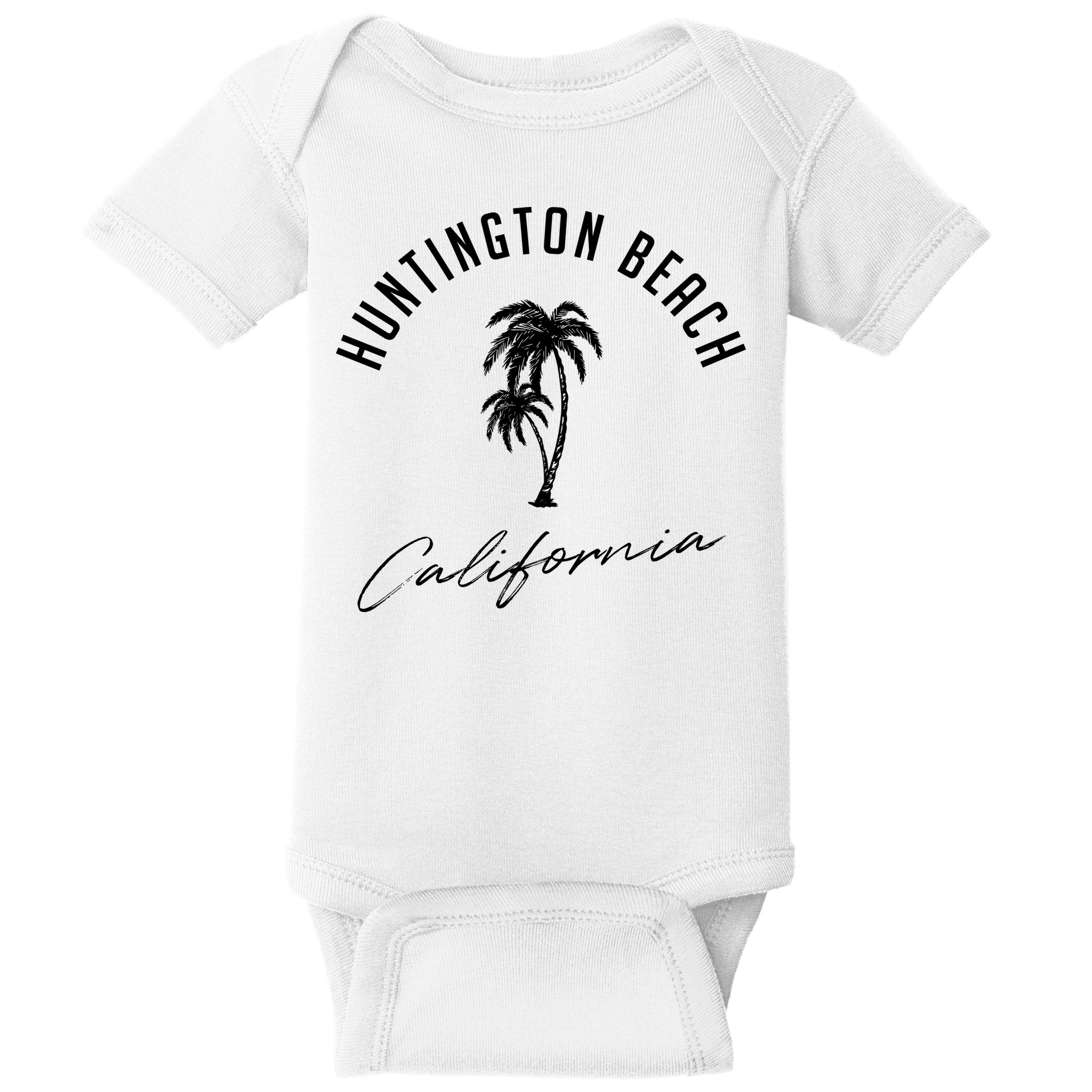 Vintage Huntington Beach California Baby Bodysuit