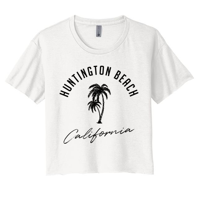 Vintage Huntington Beach California Crop Top