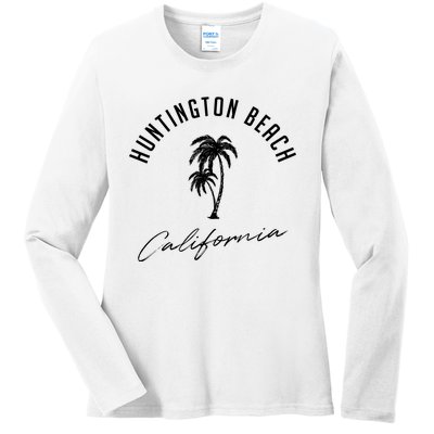 Vintage Huntington Beach California Ladies Long Sleeve Shirt