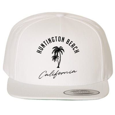 Vintage Huntington Beach California Wool Snapback Cap