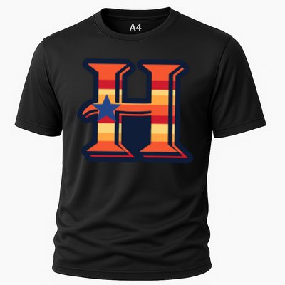 Vintage Houston Baseball H Vintage HTown Love City Texas Performance Shirt