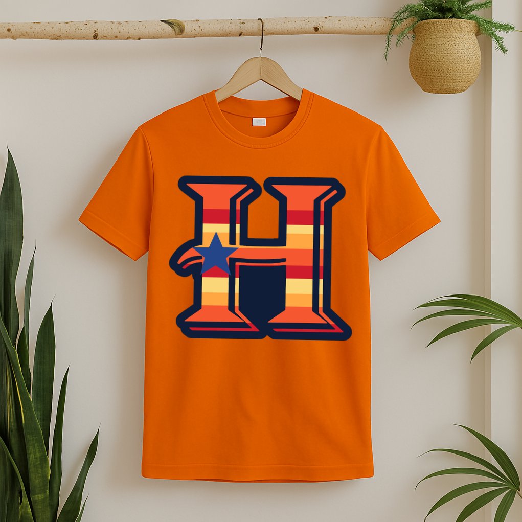 Vintage Houston Baseball H Vintage HTown Love City Texas T-Shirt