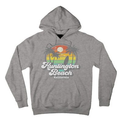 Vintage Huntington Beach California Surfing Retro Surf Gift Tall Hoodie